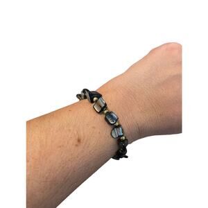 black shell bracelet